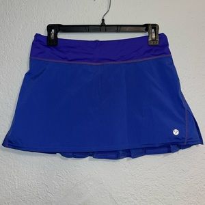 blue lululemon athletics skirt